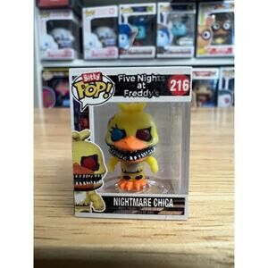 BITTY Nightmare Chica Five Nights Freddy's Funko Pop #216 5NAF Horror 5 Games